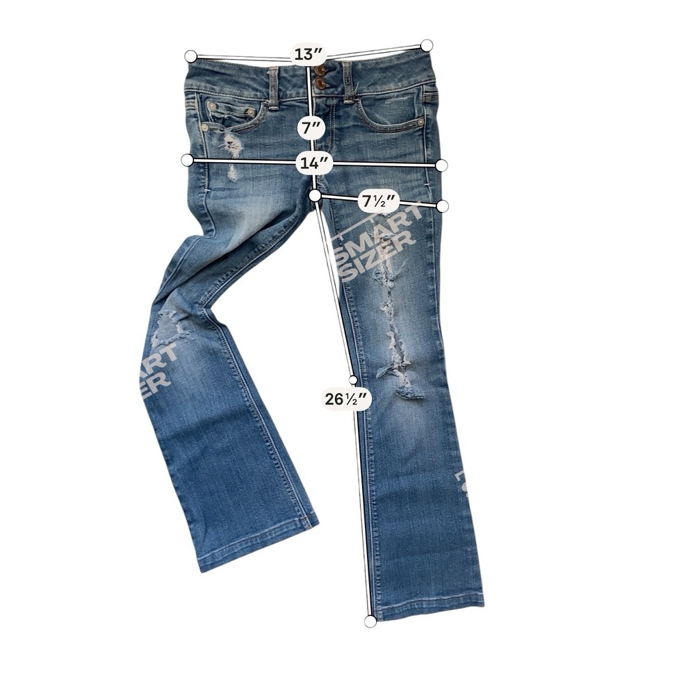 American‎ Eagle Artist Low Rise Flare Jeans Size 2 Distressed Y2K Boho Grunge - Picture 3 of 16